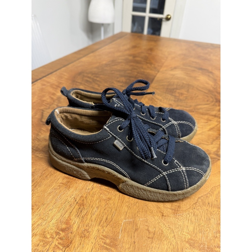 Vtg 90's Soda Women's 8 Navy Blue Chunky Platform Sneakers Grunge Y2K Shoes